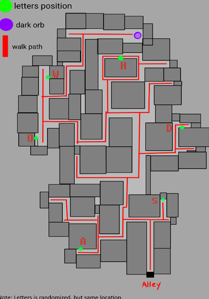 サクラスタンド: 暗い路地裏のクエストの入手方法 (2023) 7 さくらスタンドマップ