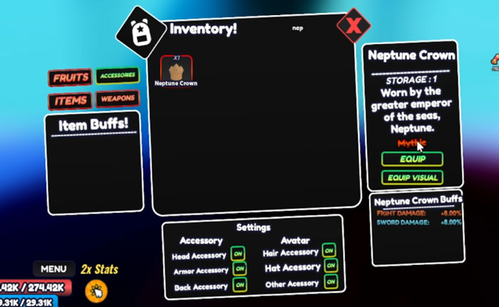 1 つのフルーツ シミュレーターで 5 つの新しいアクセサリーをすべて入手する方法 (2023) 5 フルーツ シミュレーター アクセサリー 1 つ