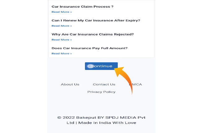 「米国の共有」リンクを開く