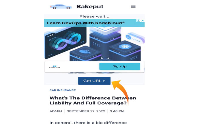 「米国の共有」リンクを開く