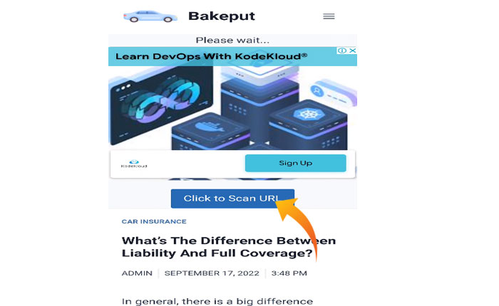 「米国の共有」リンクを開く