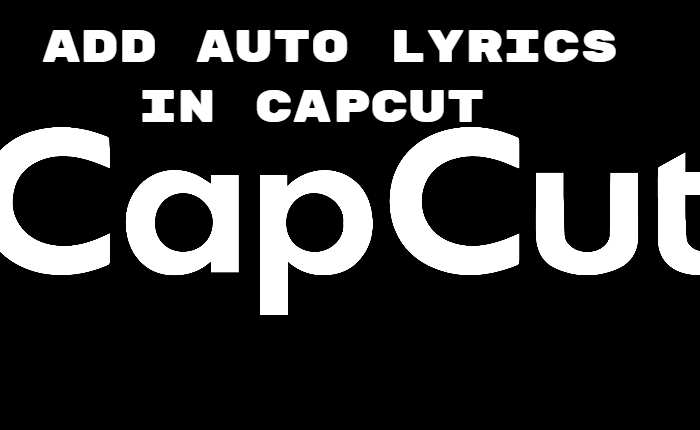     CapCut に自動歌詞を追加する