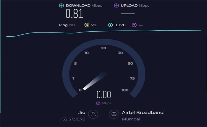 インターネット接続を確認してください