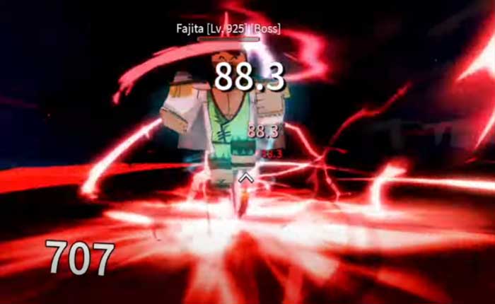 ブロックスフルーツでファヒータボスと戦う