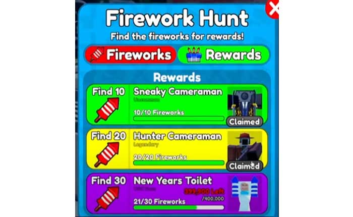 トイレタワーディフェンス花火狩り