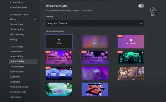 ビデオの背景を削除する