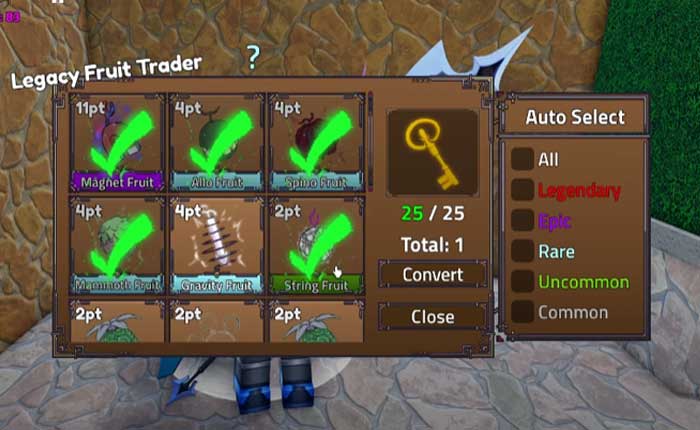 キングレガシーキーガイド