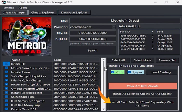 ゆずのチートをセットアップする