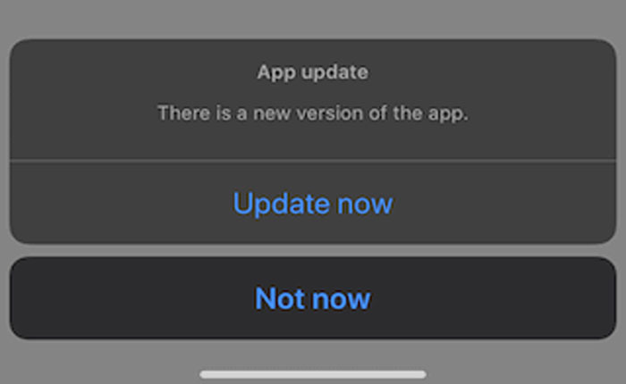 アプリを更新する