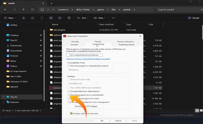 Dota 2 マッチメイキングのキューに入れることができません