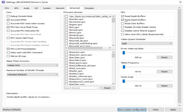 RPCS 3 オーディオのパチパチ音と途切れ