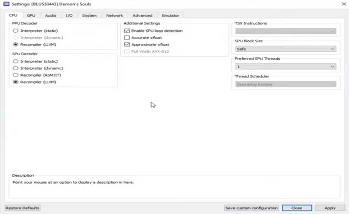 RPCS 3 オーディオのパチパチ音と途切れ