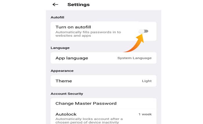 NordPass 自動入力が Android および Chrome で機能しない