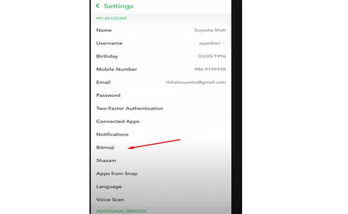 SnapchatにBitmojiが表示されない問題を修正する方法