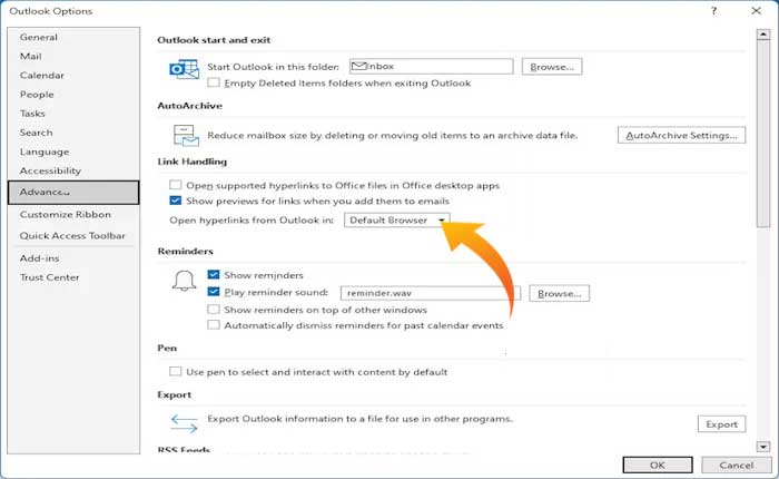 Outlook からのリンクが Chrome で開かない修正 (2024) 2 Outlook からのリンクが Chrome で開かない
