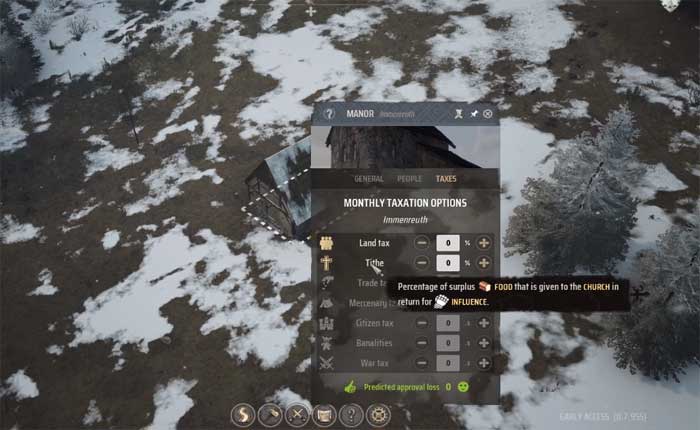   荘園領主の人々に課税する