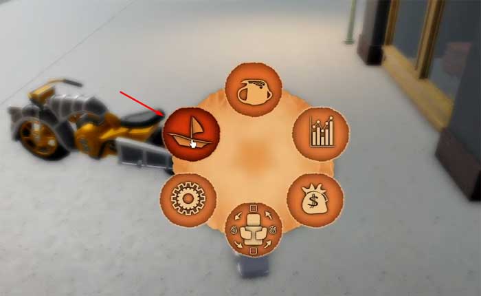 RoCastオンラインベータ版のノンベンダーバイクの位置 