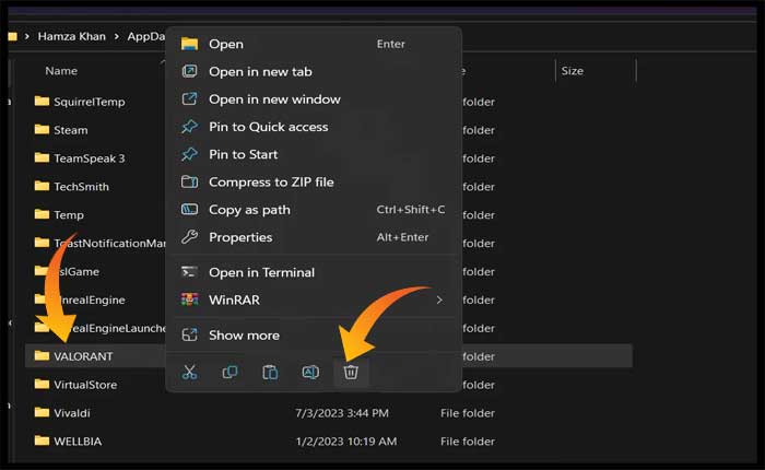 Valorant をアップデートできませんでしたエラー