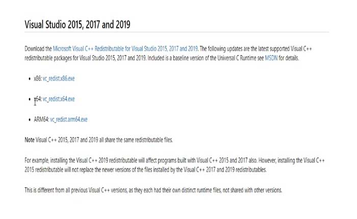嵐の波vcruntime140_1dllが見つからないエラーを修正
