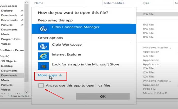Citrix ICAファイルが開かない場合の修正方法