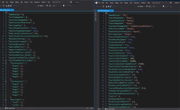 Vライジングでプライベートサーバー設定を変更する