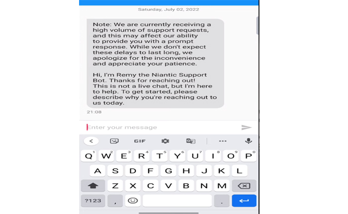 ポケモンGOの7日間の禁止を解除