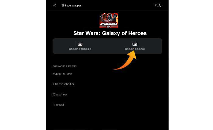 SWGOH アセットのダウンロードエラー