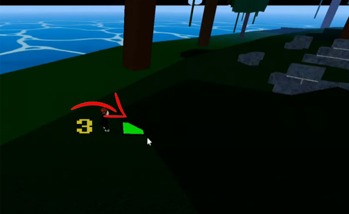 ブロックスフルーツのグリーンボタン