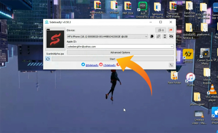Scarlet IPA ファイル iOS をインストールする