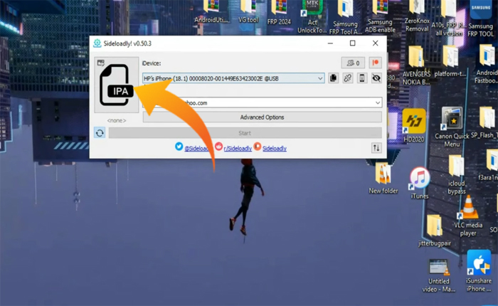 Scarlet IPA ファイル iOS をインストールする