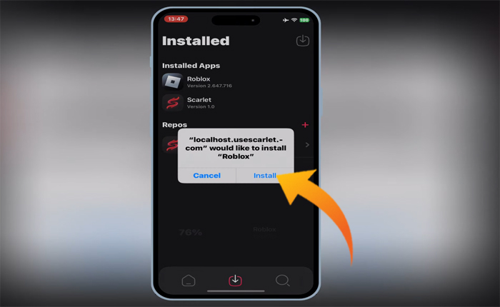 Scarlet IPA ファイル iOS をインストールする