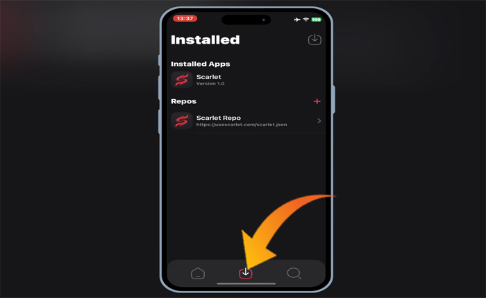 Scarlet IPA ファイル iOS をインストールする