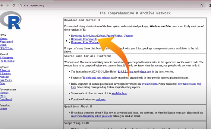 Mac に RStudio をダウンロード