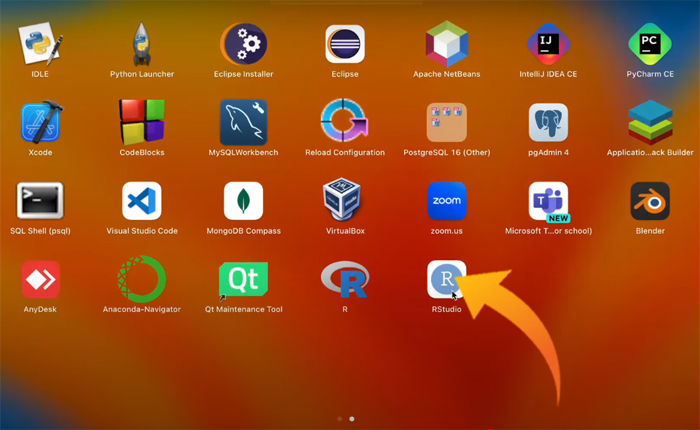 Mac に RStudio をダウンロード