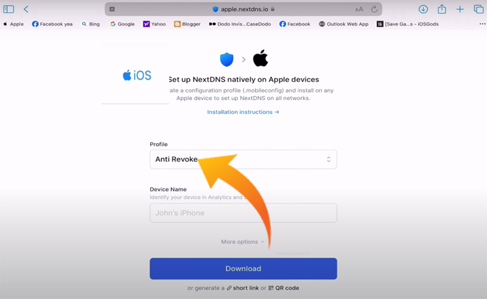 iOS 上の取り消されたアプリ