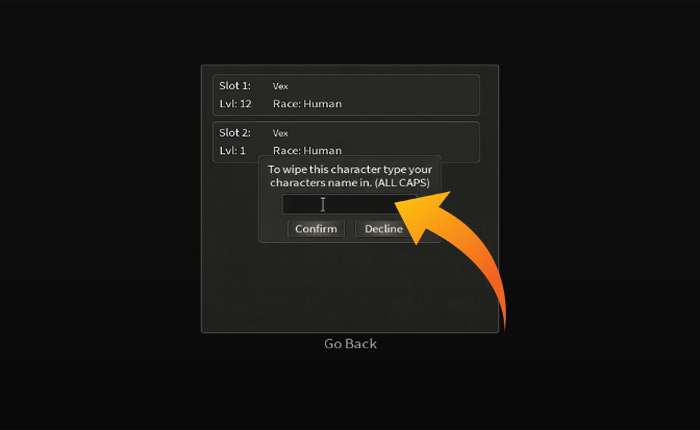 Rune Slayerのレースとサブクラスを変更します