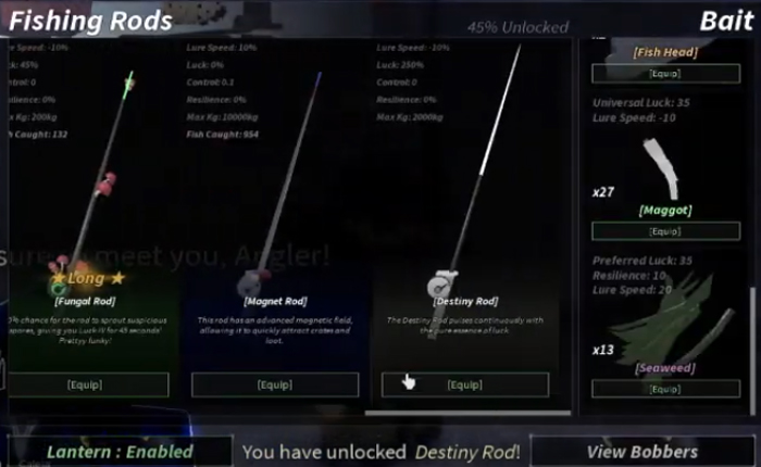 フィッシュの速度コアをキャッチします