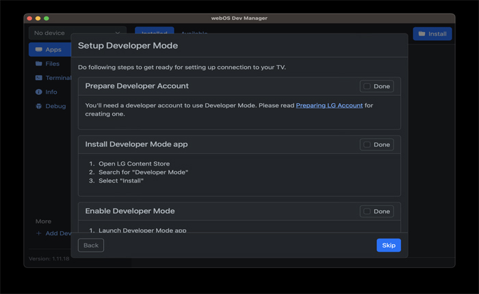 webosにkodiをインストールします