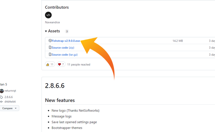 Fishstrapをダウンロードして使用します