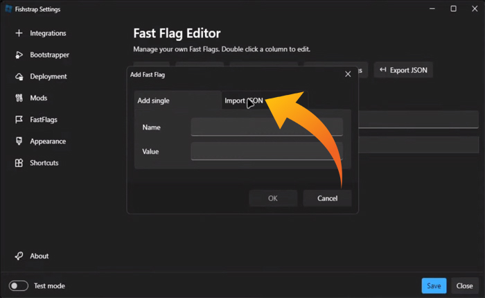 Fishstrapをダウンロードして使用します