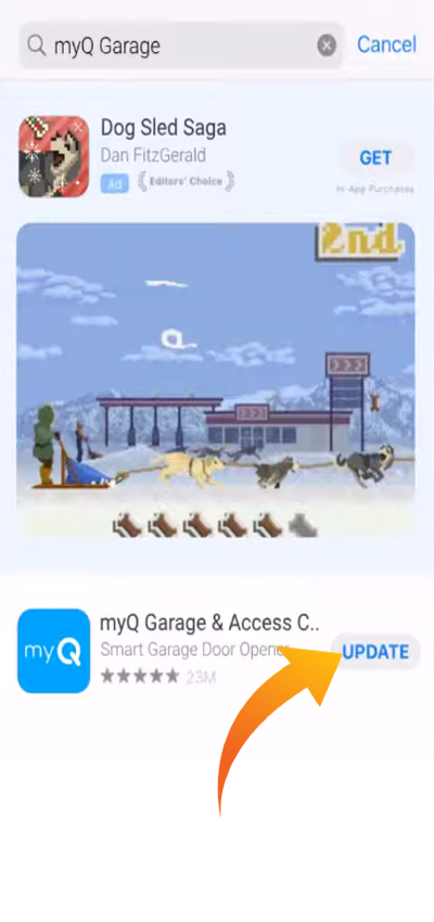 サーバーに接続するMYQエラー