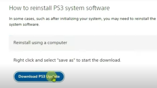 RPCS3のファームウェアの欠落エラー