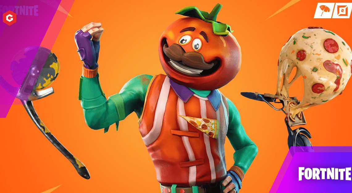 Fortnite Quest：果樹園のファーマーズマーケットでリンゴとトマトの農産物の箱を破壊する場所