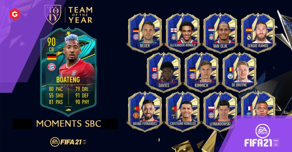 FIFA 21：ジェロームボアテンプレーヤーがXbox One、PS4、XboxシリーズX、PS5、PC向けのSBC最安値ソリューションを発表