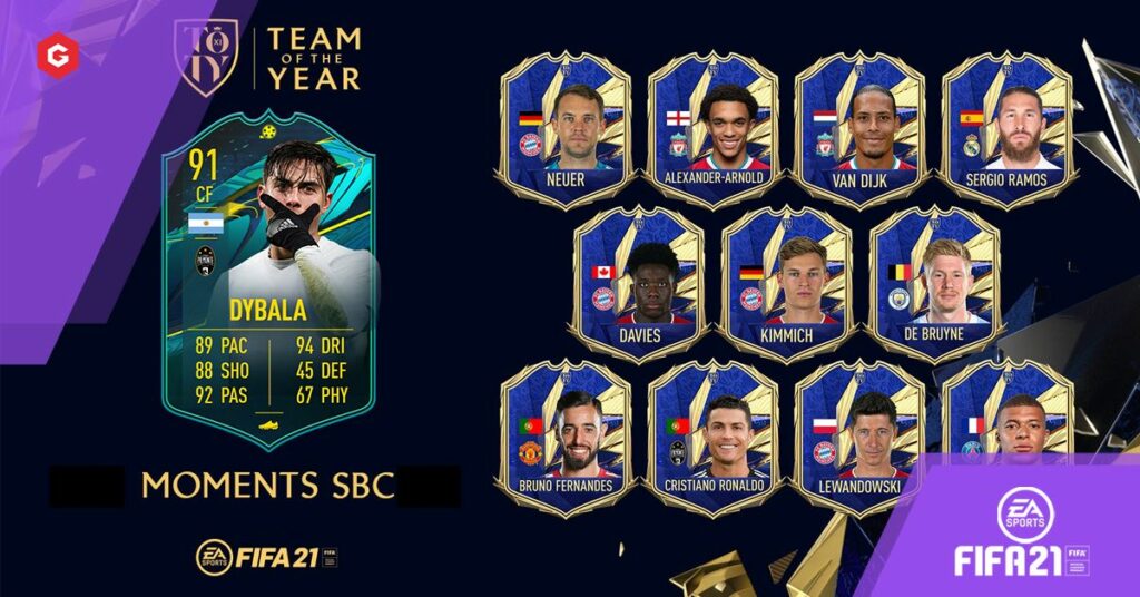 FIFA 21：PauloDybalaプレーヤーがXboxOne、PS4、Xbox Series X、PS5、PC向けのSBC最安値ソリューションを発表