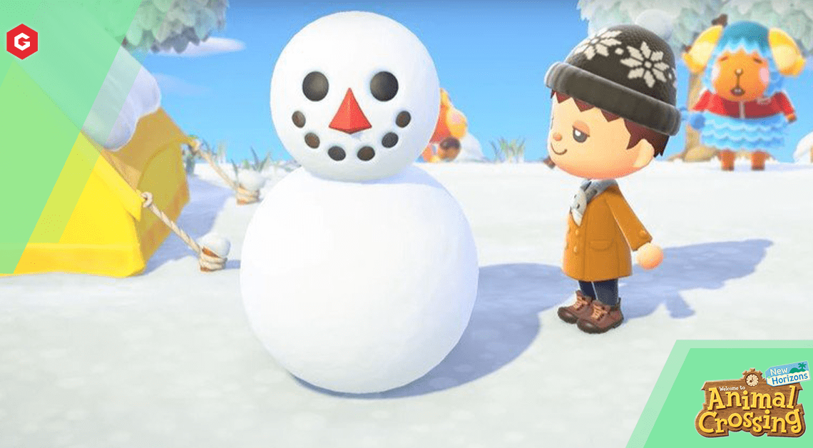 どうぶつの森新しい地平線：完璧な雪だるま/雪だるまを作る方法