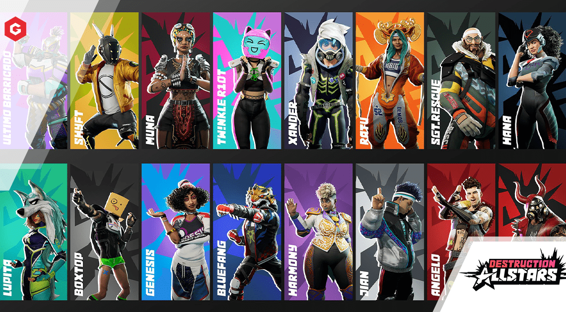 破壊オールスターズ：ソニーはゲームリリースに先立ってすべてのキャラクターを明らかにする