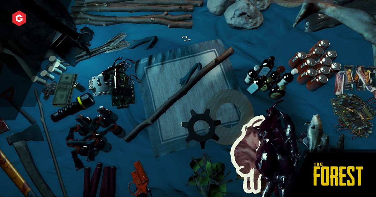 森：弓と矢の作り方-レシピと材料