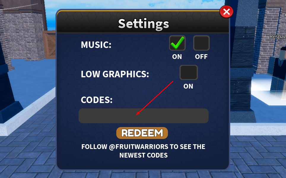 フルーツウォリアーズのコード