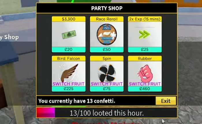 紙吹雪ファスト